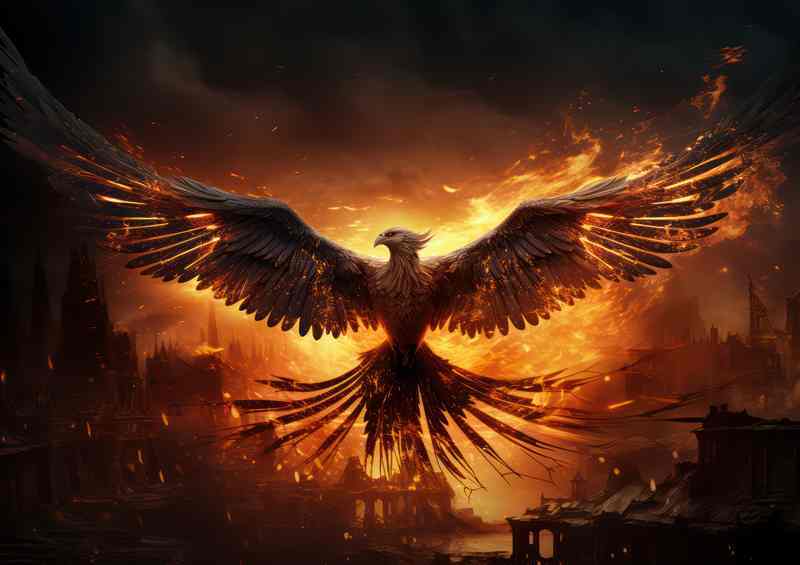 Rising Strong Embracing the Spirit of the Phoenix | Poster