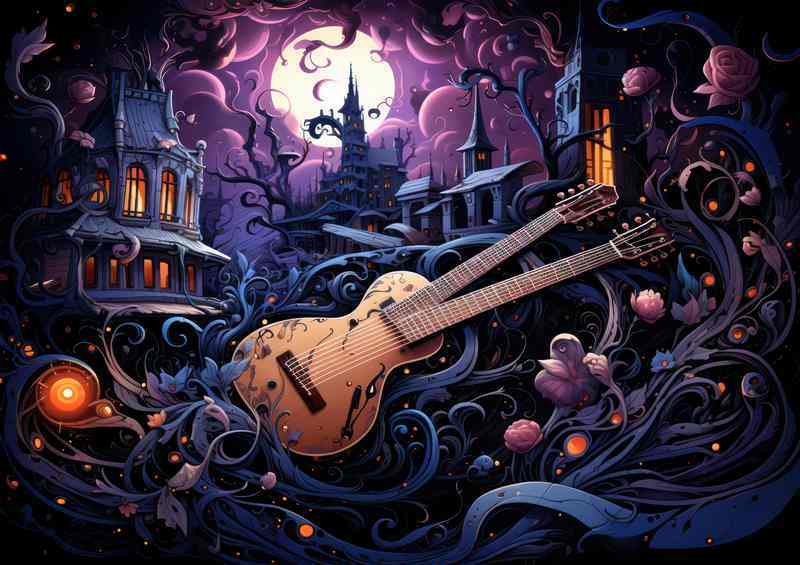 Bass Boost Groovy Groundbreakers doodling style | Metal Poster