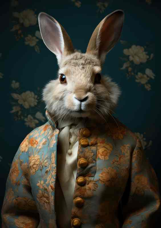 Karim the Dapper Rabbit | Di-Bond
