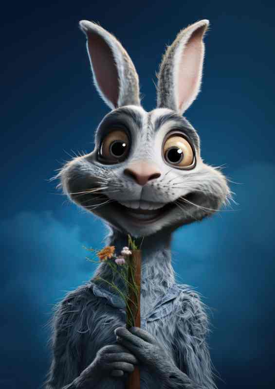 Mad as a crazy rabbit | Poster