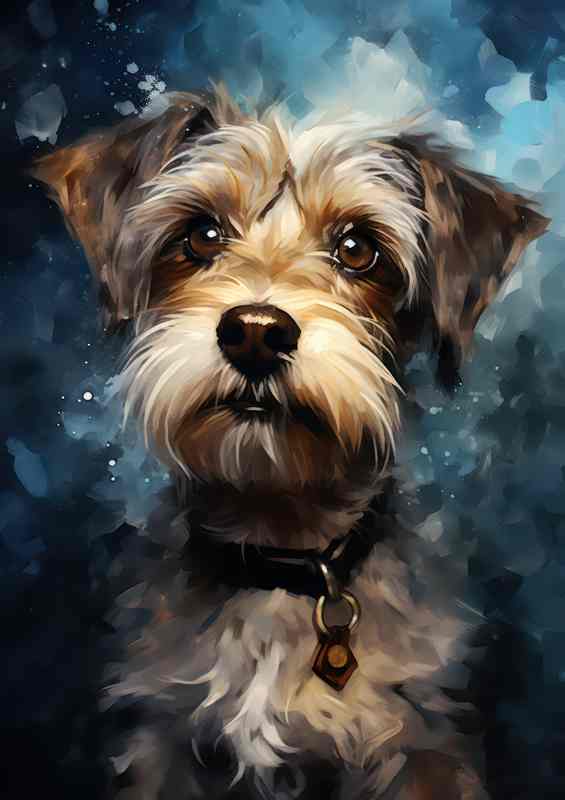 Small Dog Looking at camera cute | Canvas