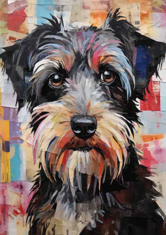 pete The Terrier just chillin | Di-Bond