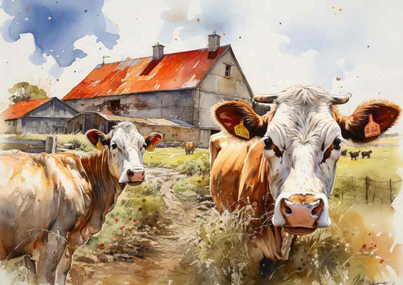Cows on the Homestead A Farming Tradition | Di-Bond