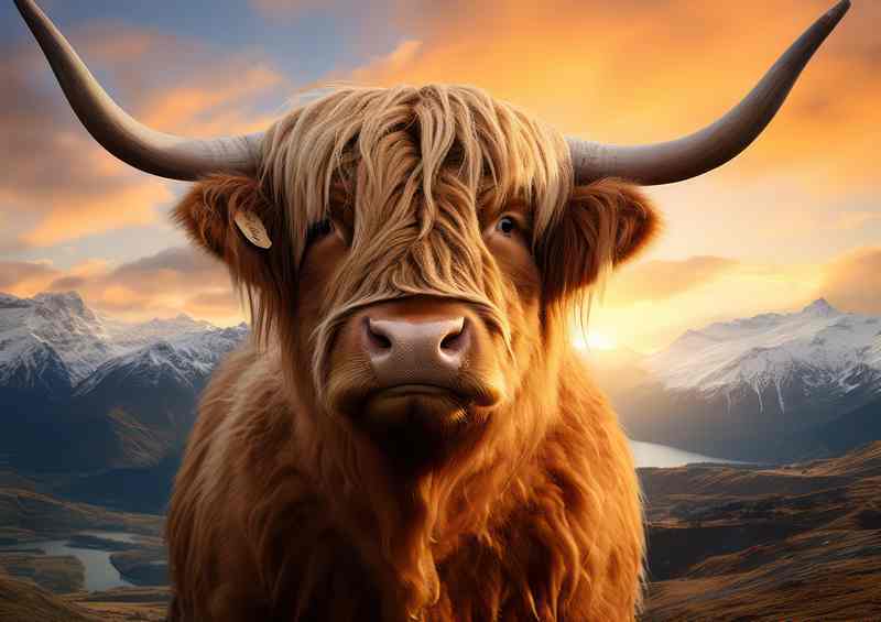 Highland Cow Capturing Their Charm | Canvas