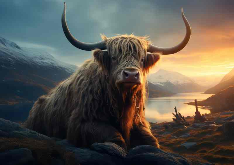 Highland Cows Majestic Beauty of the Scottish Highlands | Canvas