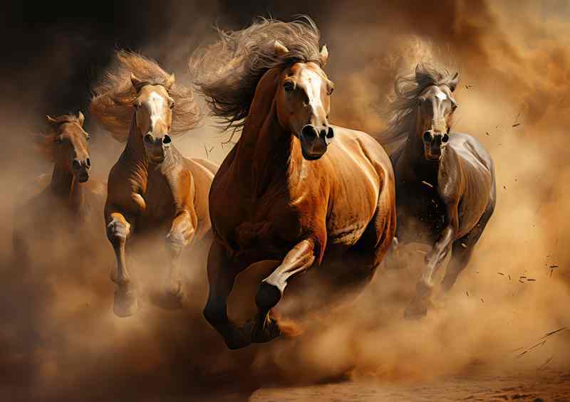 Horsepower Unleashed Dynamic Horse Racing in Dirt | Di-Bond