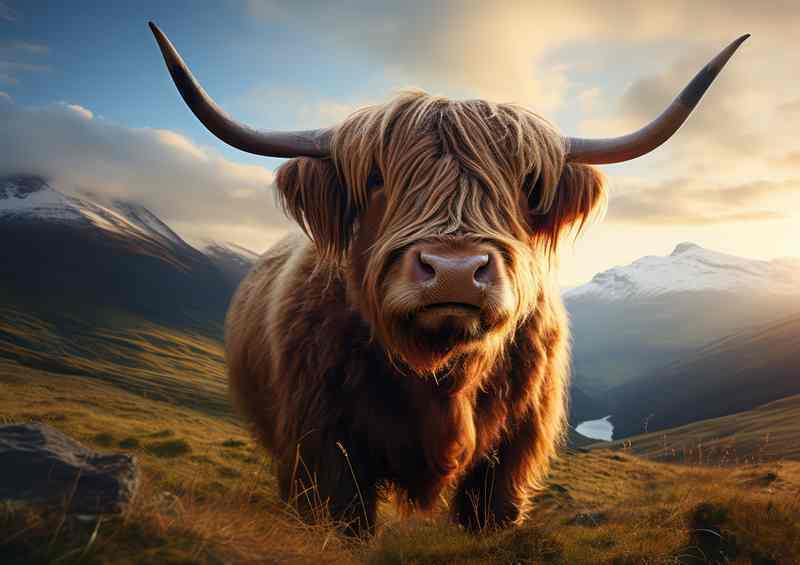 The Rustic Appeal of Highland Cows | Poster