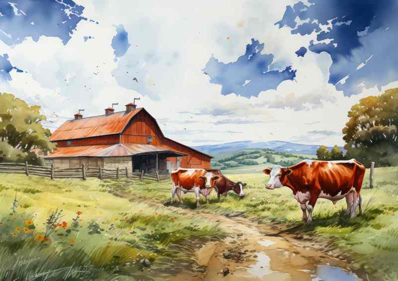 armstead Charm Cows as Icons of Rural Life | Canvas