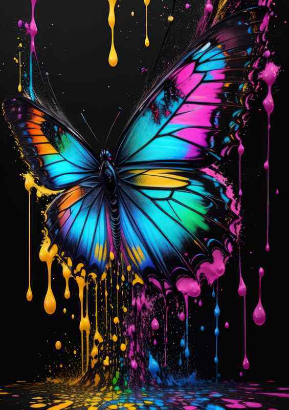 Butterflies in the Wild A Symphony of Colors and Flight | Canvas