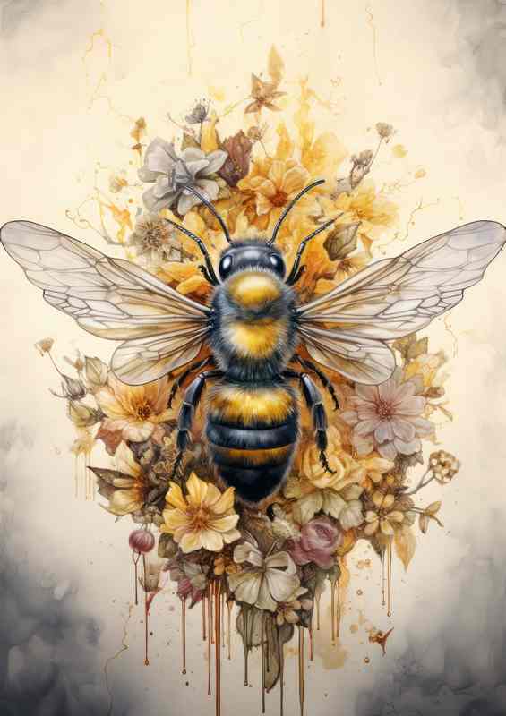 From Blossom to Jar Exploring Bees Flowers and Honey | Di-Bond