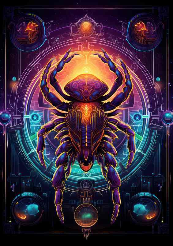 The Beauty of Diversity Colorful Spiders in the Wild | Metal Poster