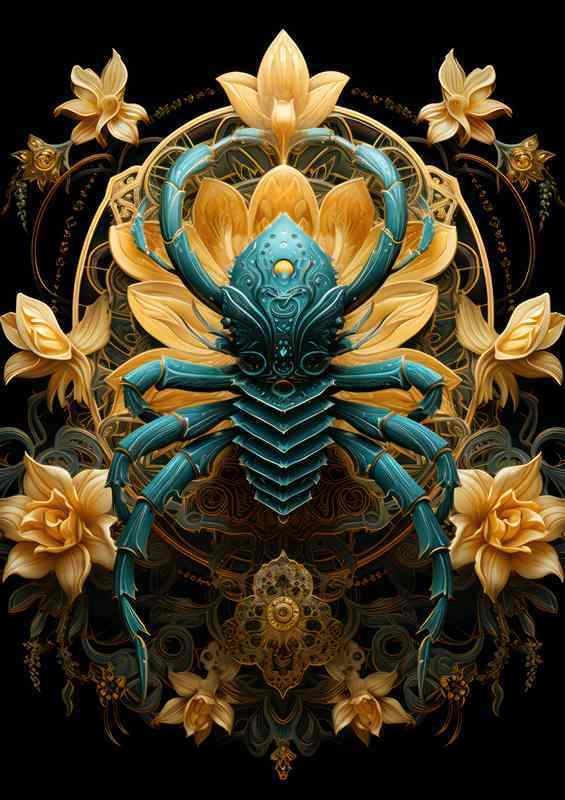 Vibrant Arachnids A Look at Colorful Spiders | Poster