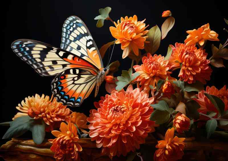 Butterflies Unveiled A Visual Journey | Metal Poster