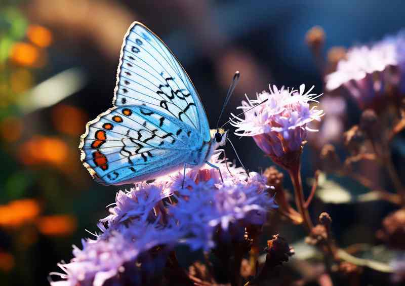 Butterfly Attraction Purple Flower Blooms | Di-Bond