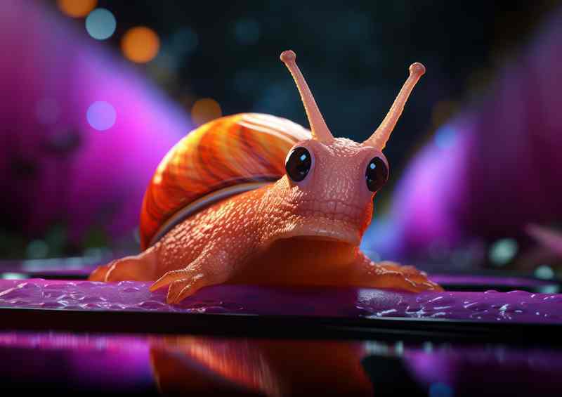 Garden Gems Rainbow Hued Snails at Home | Di-Bond