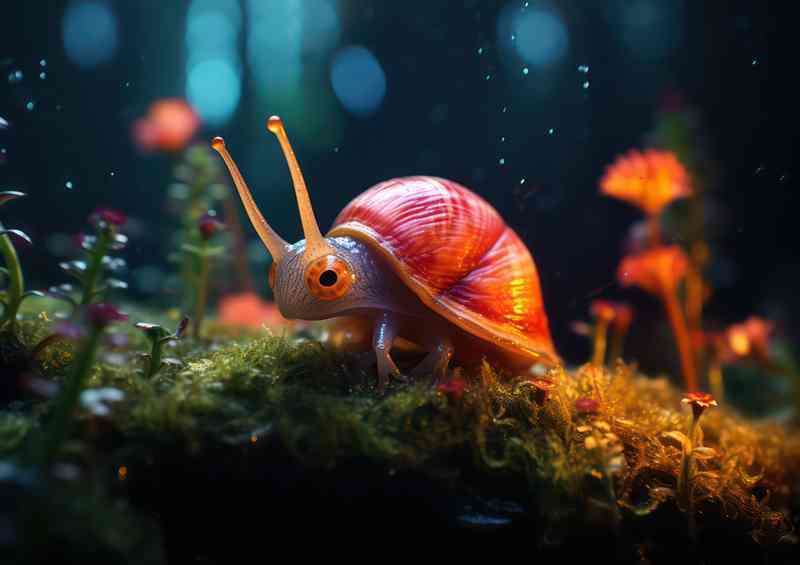 Garden Rainbows Exploring Colorful Snails | Poster