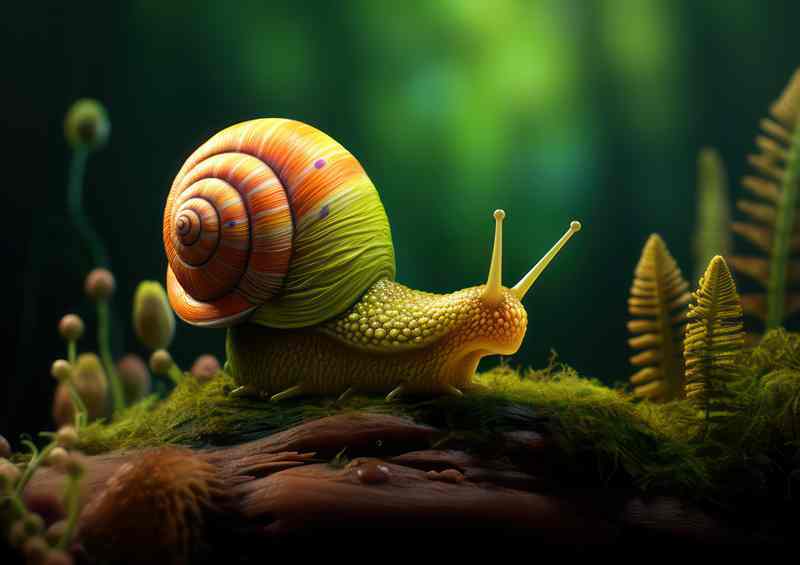 In Living Color Snails that Light Up the Garden | Di-Bond