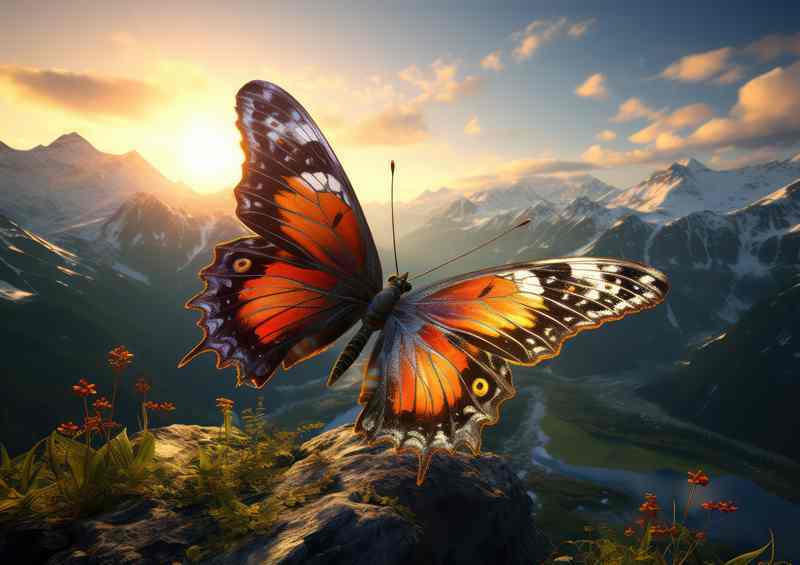 The Dance of Nature Butterflies in Their Wild Habitat | Di-Bond