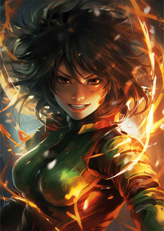 Kagura bikuuda one senryoku no hero style | Canvas
