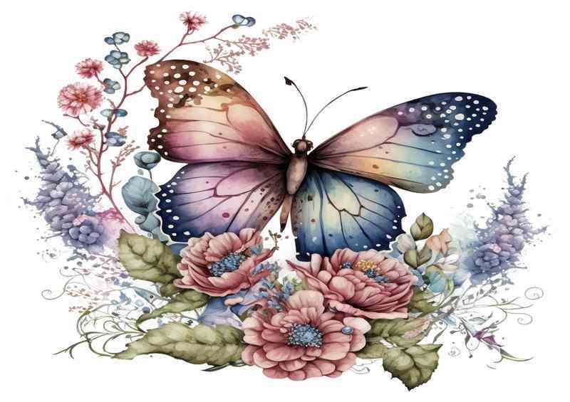Wings of Freedom Capturing Wild Butterflies | Di-Bond
