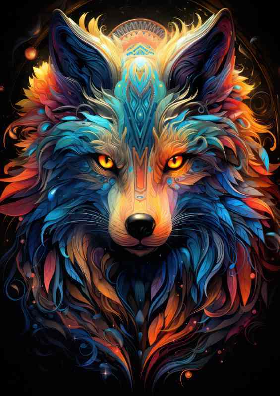 Howling Wolves and Moonlit Dreams | Canvas