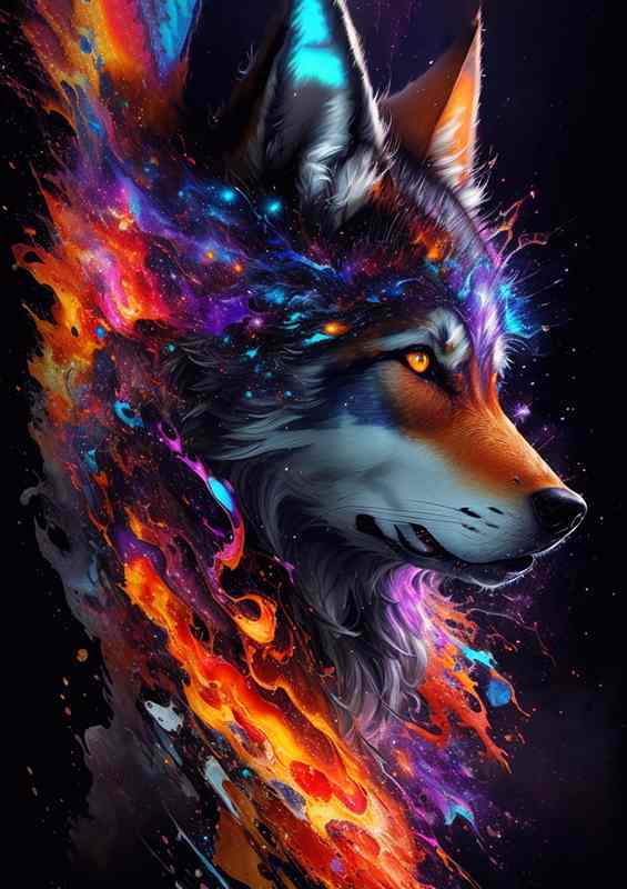 Sky gazing mr fox amazing splash art | Di-Bond