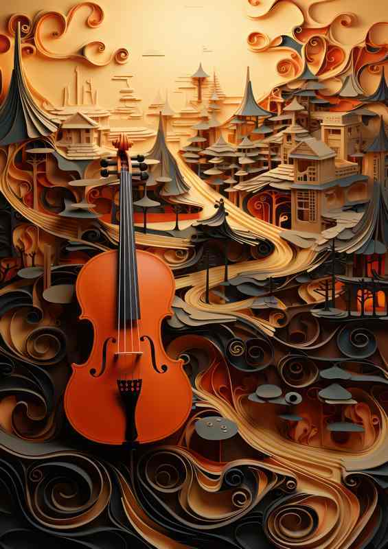 Music art from beyond surrealism | Poster