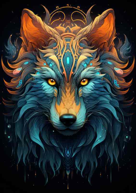 The Majesty of Wolf s Artistic Expressions | Poster
