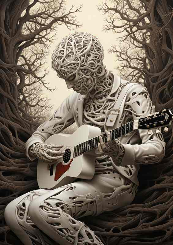 Musical art from beyond highly detailed surrealism | Di-Bond