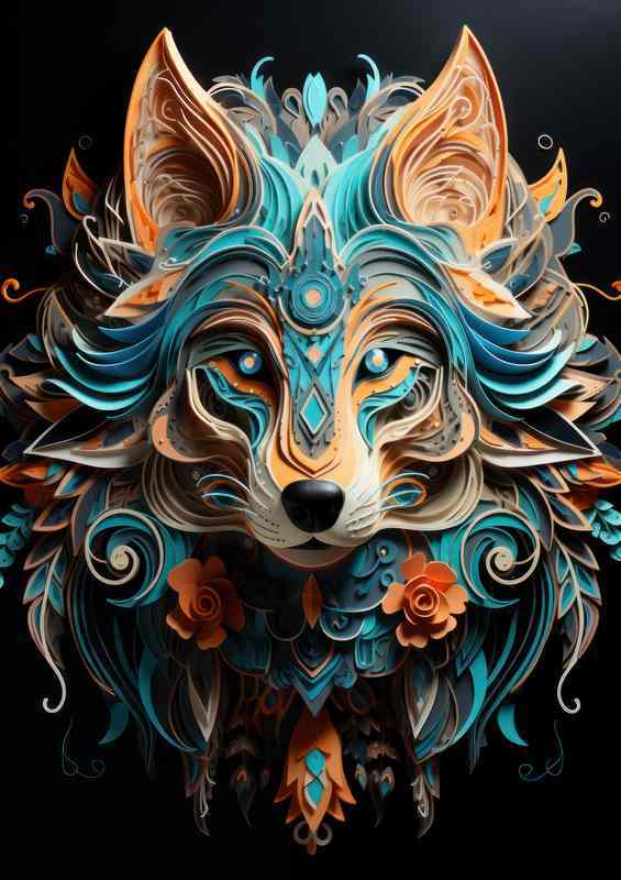 Wolves on Canvas Exploring the World of Wolf Art | Di-Bond