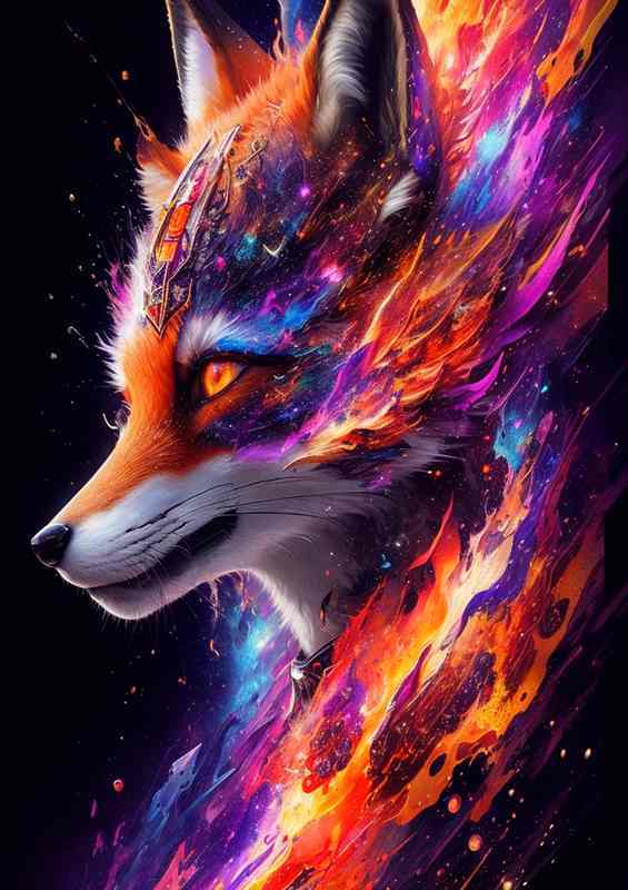 wonderful mr fox in the sky | Poster