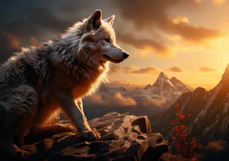 Eyes of the Pack Captivating Wolf Art Creations | Di-Bond