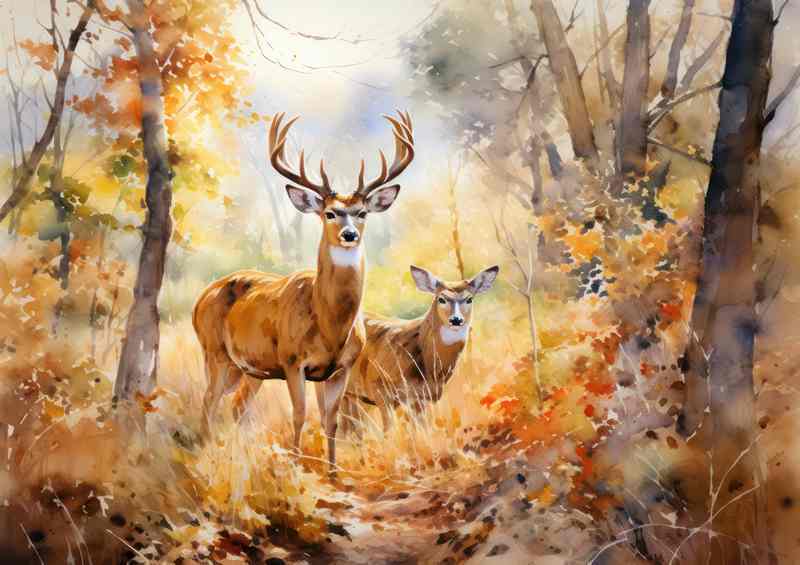 Secrets of the Forest The Lives of Woodland Deer | Poster
