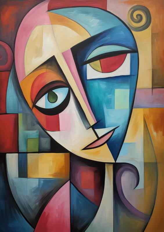 Chromatic s Exploring Abstract Faces in Color | Di-Bond