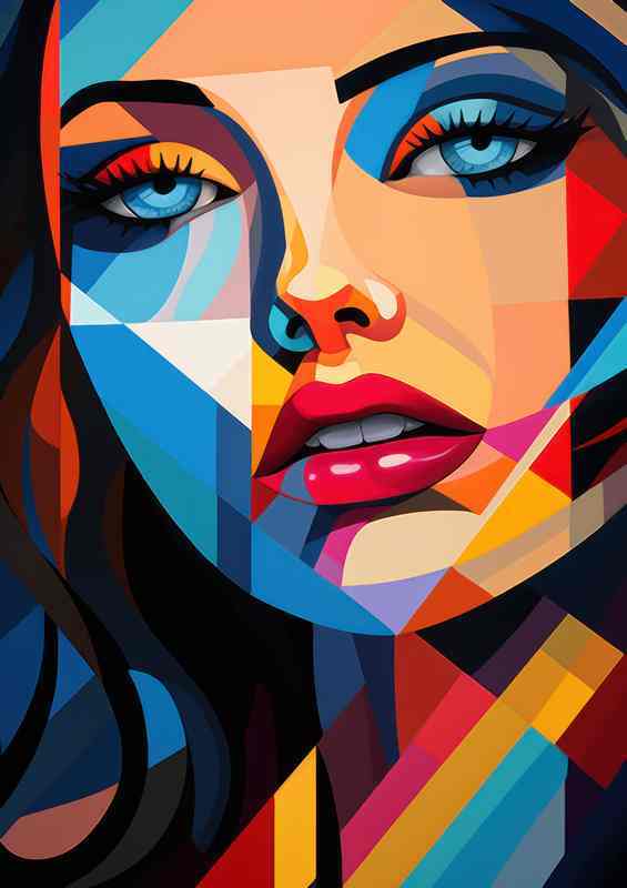 Colorful Identity Abstract Faces and Their Stories | Canvas