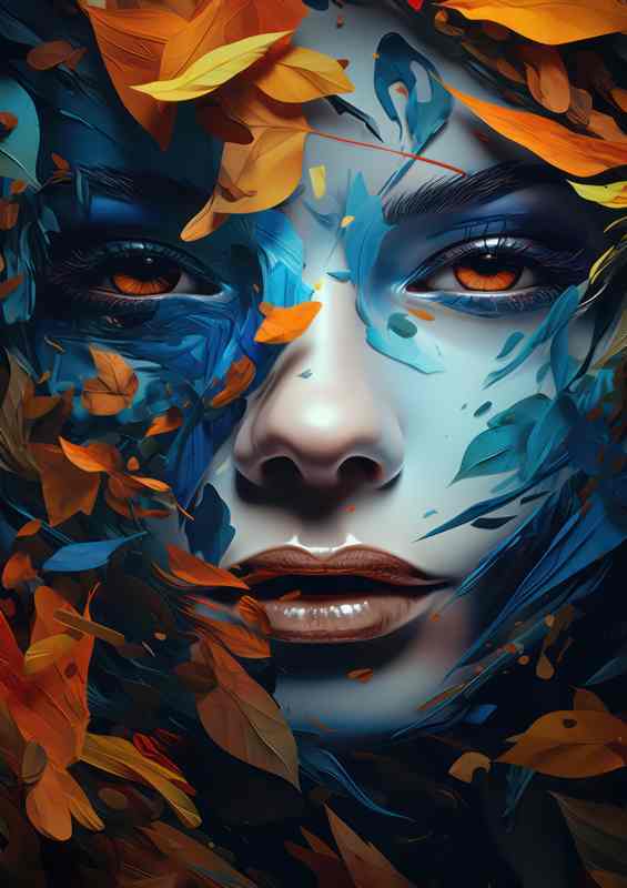 From Realism to Abstraction | Portrait Evolution Poster