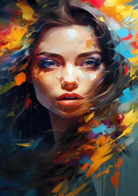 The Ambiguous Abstract Faces | Canvas