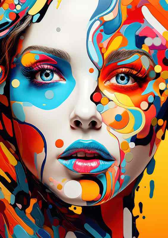 Vibrant Faces in a World of Color | Di-Bond