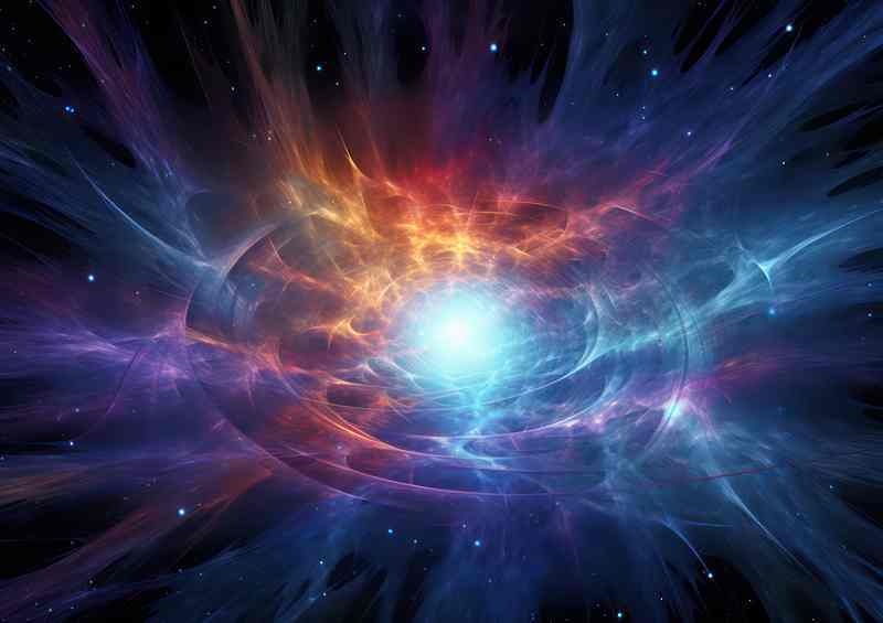 Neptune Nebula with a colorful pattern of nebulosit Space | Di-Bond