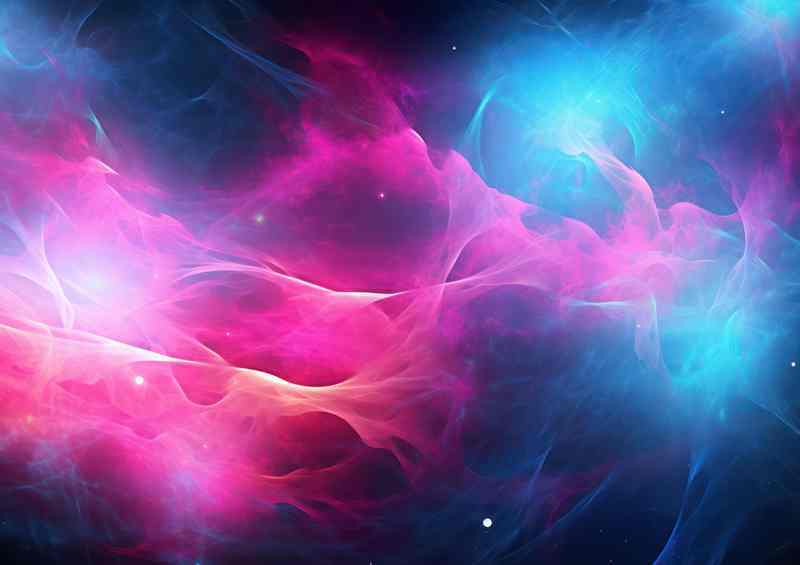 The Bright Nebula Burns Whats Going On Above It In Space | Di-Bond