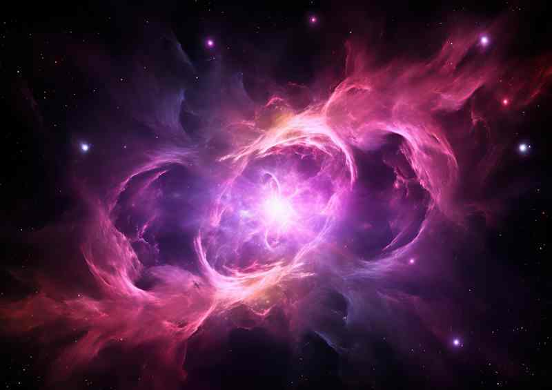 The Lilac Crab In Its Full Glory In Space | Canvas