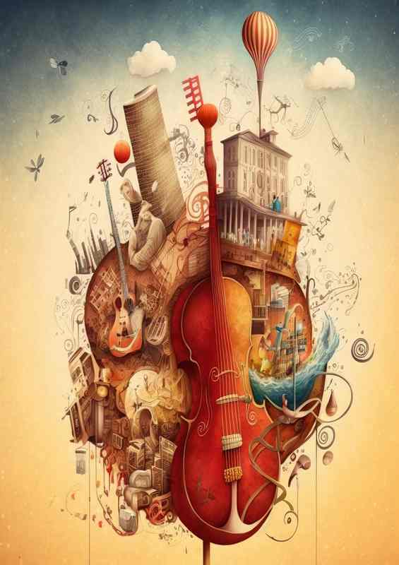 Tropical Tunes | Metal Poster