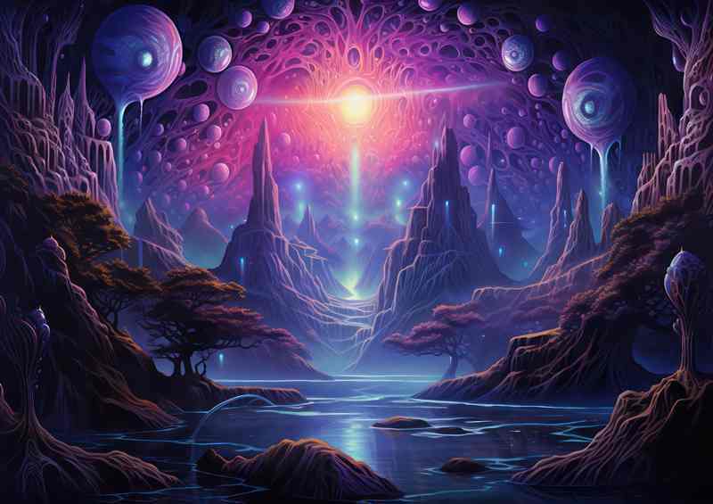 Rocks of the Cosmos Space planets Art | Di-Bond