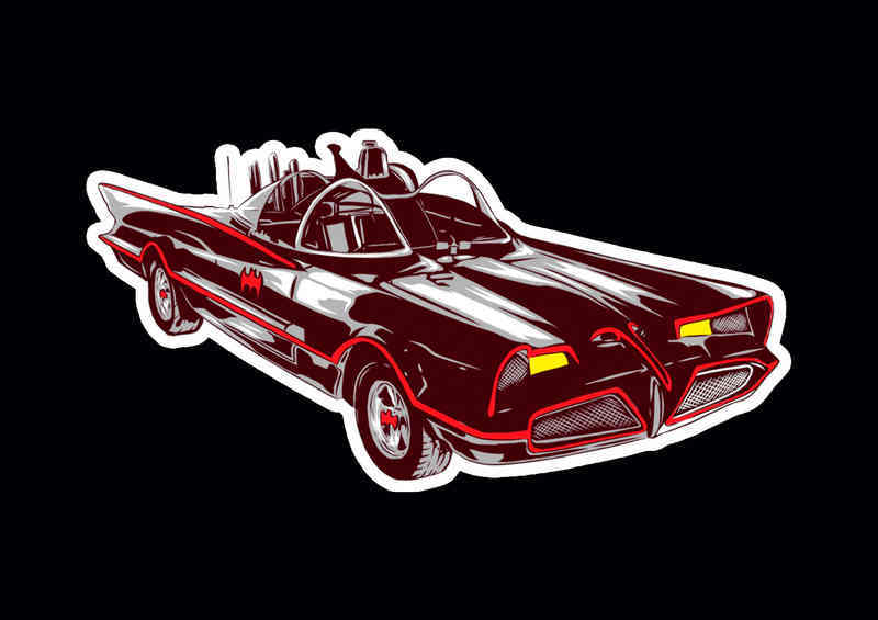 Childhood Cars Batmobile | Di-Bond