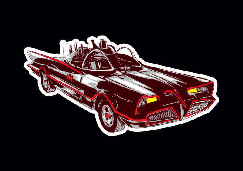 Childhood Cars Batmobile | Metal Poster