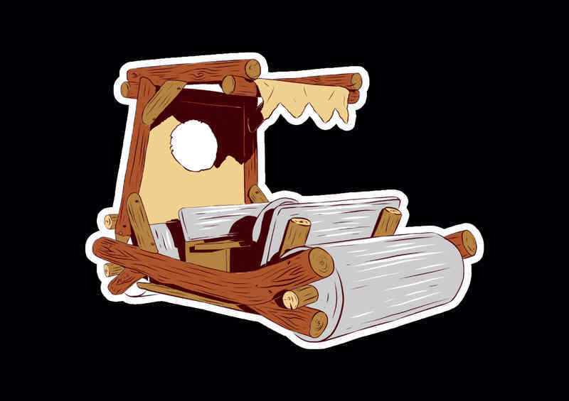 Childhood Cars Flintstones | Metal Poster