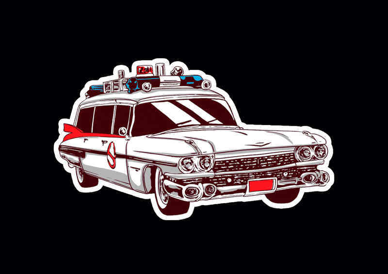Childhood Cars Ghostbusters | Canvas