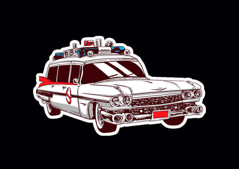 Childhood Cars Ghostbusters | Poster
