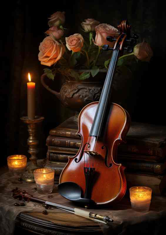 Violin Zither Zones European Echoes | Metal Poster