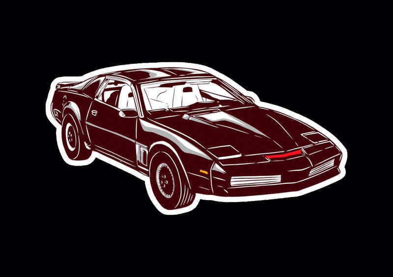 Childhood Cars Knightrider | Poster
